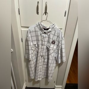 Harley Davidson Motorcycles Men’s Button Down Shirt 3XL